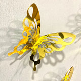 DIY 3D New 2024 Acrylic Mirror Butterflies for Wall Decor